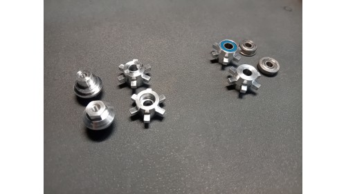 TRAXXAS JATO 2.5 3.3 FOAM WHEEL HUB ADAPTERS